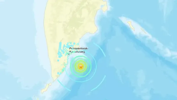 Gempa magnitudo 8,7 mengguncang wilayah Kamchatsky, Rusia, pada Rabu (30/7/2025) pagi waktu setempat. (Dok. Ta