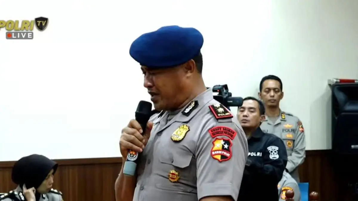 Tangkap layar YouTube Polri TV