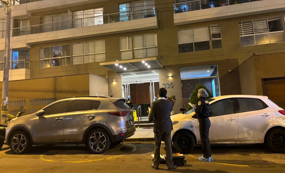 Penembakan terjadi di blok tiga Cesar Vallejo Avenue, di distrik Lince di Lima. (Sumber: RPP / Mirian Ccahuana