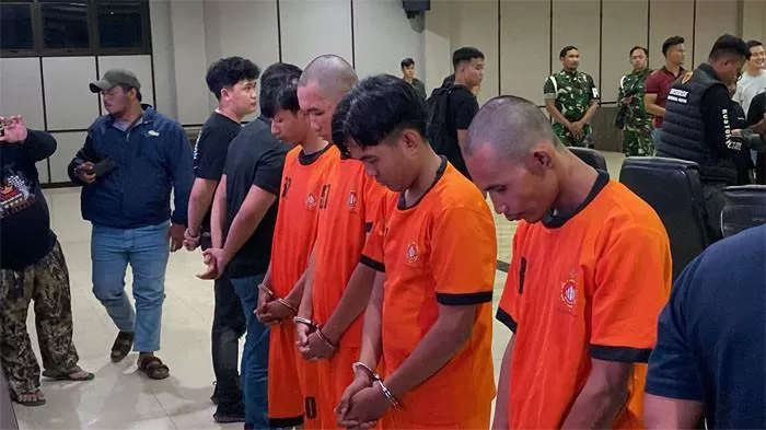 17 orang yang diduga provokator dalam upaya penyerangan Markas Satlat Brimob Cikeas, Kabupaten Bogor, ditangka