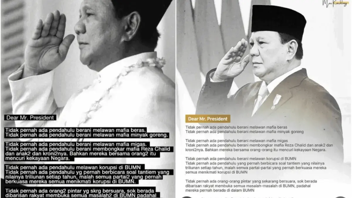 Kolase unggahan akun Instagram Menteri Perlindungan Pekerja Migran Indonesia (P2MI) Abdul Kadir Karding, dan M