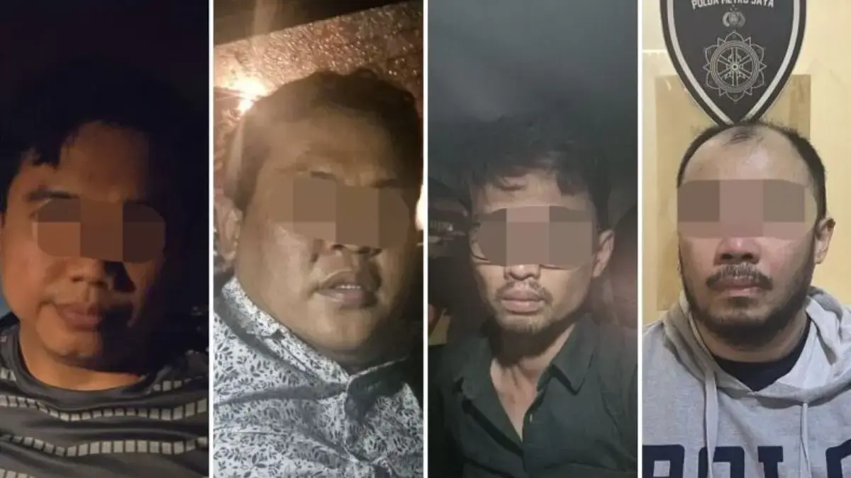Empat pelaku penculikan dan pembunuhan kepala cabang (Kacab) sebuah bank di Jakarta berinisial MIP (37) ditang