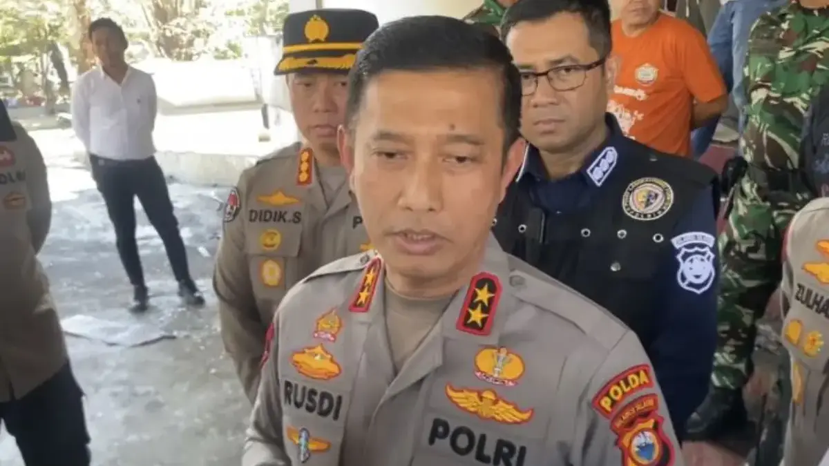 Kapolda Sulawesi Selatan, Irjen Pol Rusdi Hartono, di Kota Makassar, Sulawesi Selatan, Senin, 1 September 2025