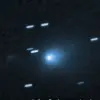 Comet 3I/ATLAS yang terekam Teleskop Hubble. (YouTube/NASA Goddard)