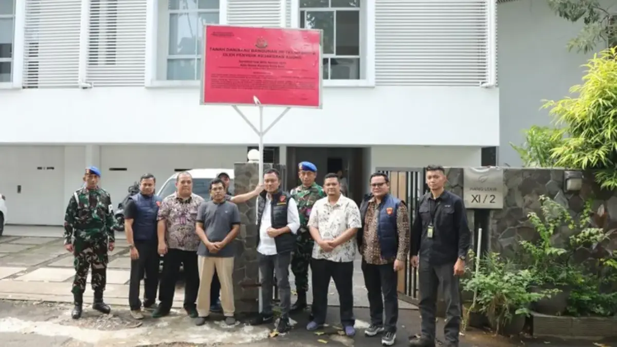 Kejagung sita rumah mewah milik Riza Chalid di Kebayoran Baru, Jakarta Selatan. (Dok. istimewa)