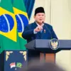 Presiden Prabowo saat menerima kunjungan Presiden Brasil (Foto:Sekretariat kepresidenan)