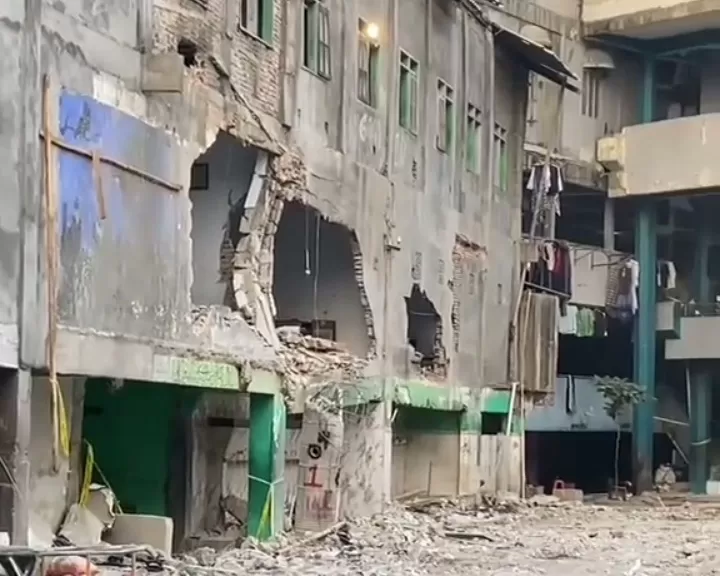 Kondisi Ponpes Al Khoziny Sidoarjo usai dilakukan pembersihan puing-puing bangunan (TikTok.com/@cak.ulum05)