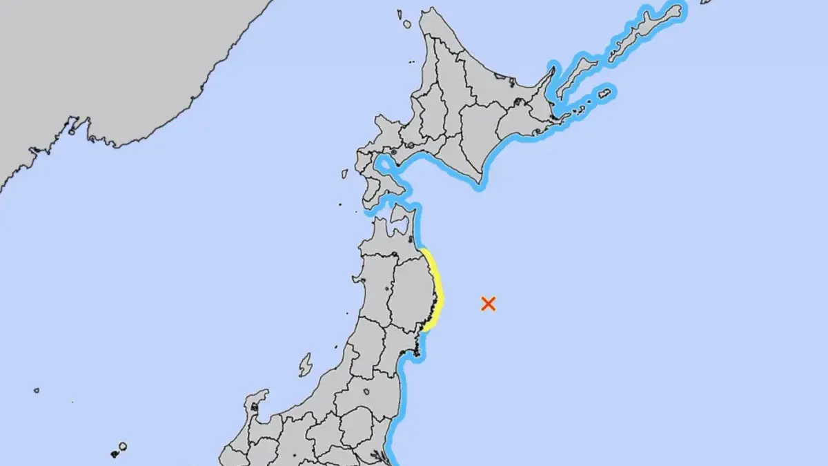 Peringatan tsunami dikeluarkan untuk Prefektur Iwate pada Minggu malam setelah gempa bumi yang kuat. Peringata