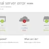 internet server error