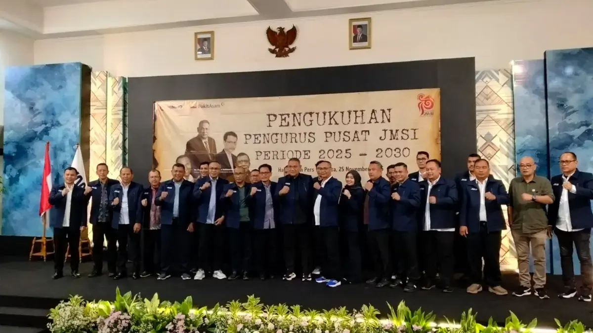 PP JMSI 2025-2030 Dikukuhkan, Perkuat Tata Kelola Perusahaan Media Siber Pengurus Pusat Jaringan Media Siber Indonesia (JMSI) periode 2025–2030 resmi dikukuhkan oleh Ketua Umum JMSI T