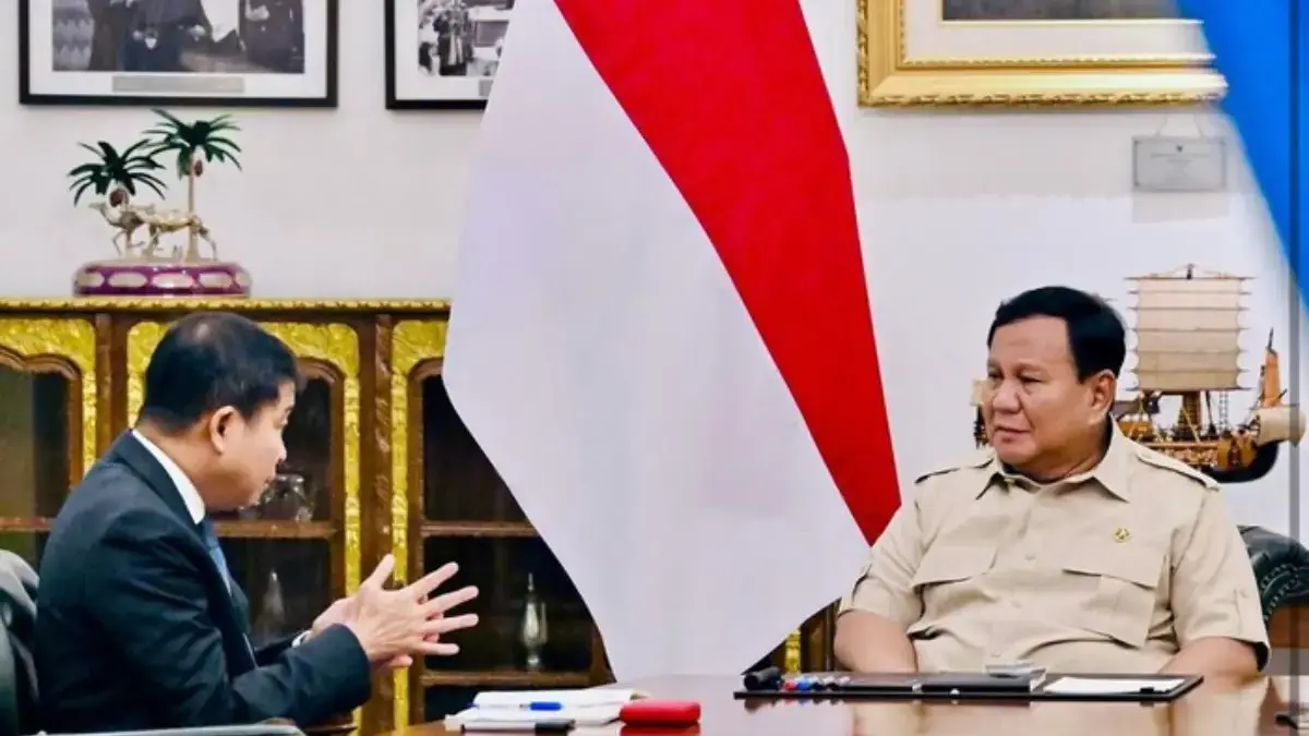 Jonan bertemu dengan Presiden Prabowo di Istana Presiden (dok. Instagram Ignasius Jonan)