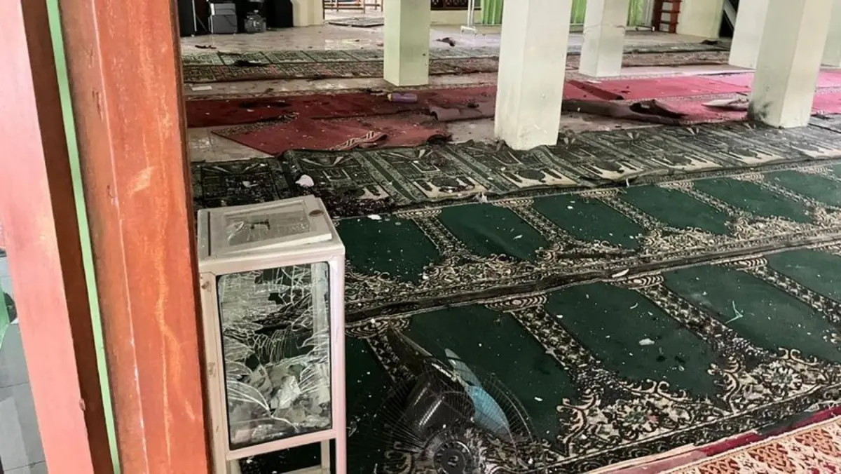 Lokasi Tempat Kejadian Perkara ledakan di masjid SMAN 72 Jakarta Utara, Jumat (7/11/2025). (Dok. Istimewa)
