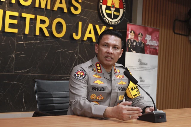 Kabid Polda Metro Jaya, Kombes Pol Budi Hermanto (Foto: Reno Esnir/ANTARA FOTO)