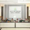 Mendagri Tito Karnavian (tengah) saat memberikan arahan kepada Forum Koordinasi Pimpinan Daerah (Forkopimda) K