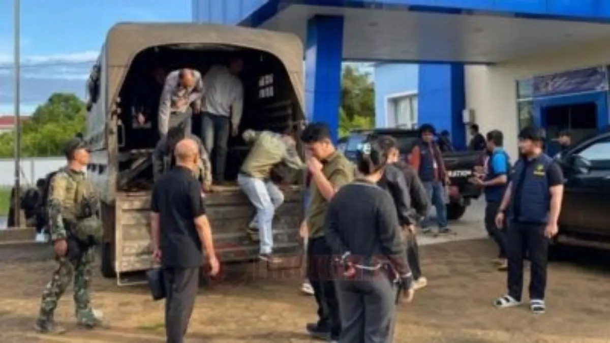 Belasan WNA asal China ditangkap setelah menyerang lima anggota TNI dan sejumlah warga di area tambang emas PT