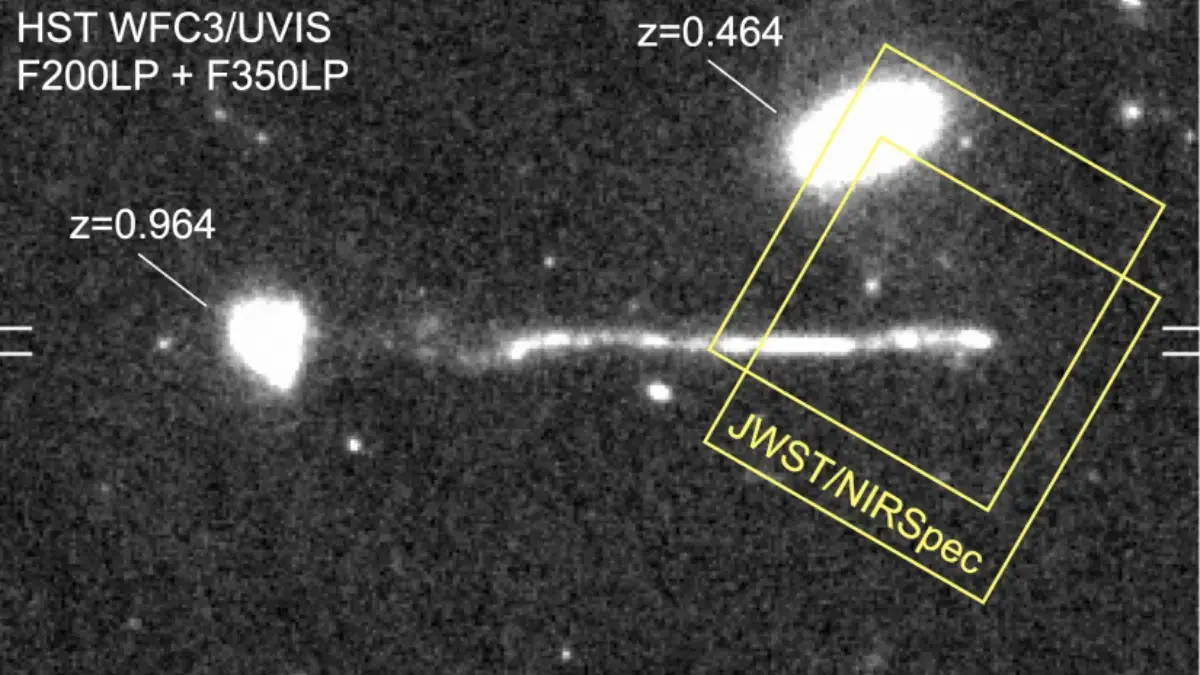 Teleskop James Webb Konfirmasi Temuan Luar Biasa: Lubang Hitam Supermasif Meluncur Cepat Tembus Ruang Angkasa Astronom temukan lubang hitam supermasif yang terlontar dari galaksinya. Meluncur 1.000 km per detik, objek in
