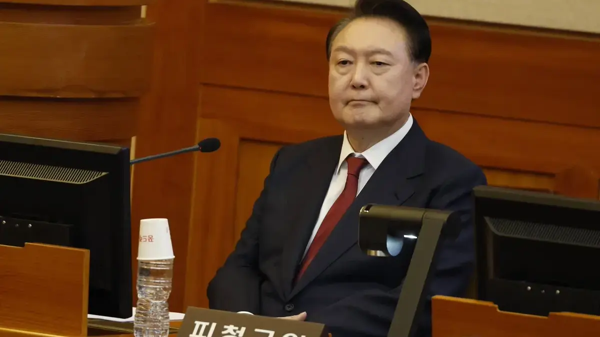 Yoon Suk Yeol, Mantan Presiden Korea Selatan Dituntut 10 Tahun Penjara Yoon Suk Yeol (CGTN)