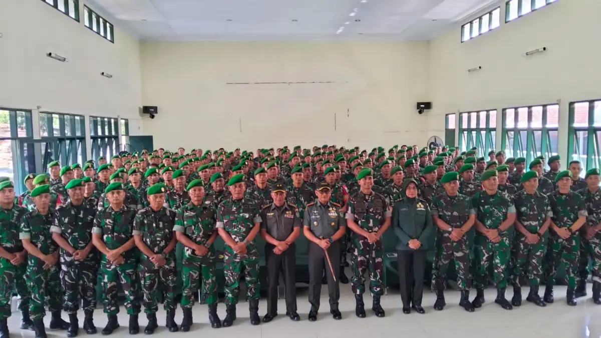 Komandan Korem 063/Sunan Gunung Jati (SGJ), Kolonel Inf Hista Soleh Harahap, melaksanakan kunjungan kerja ke M