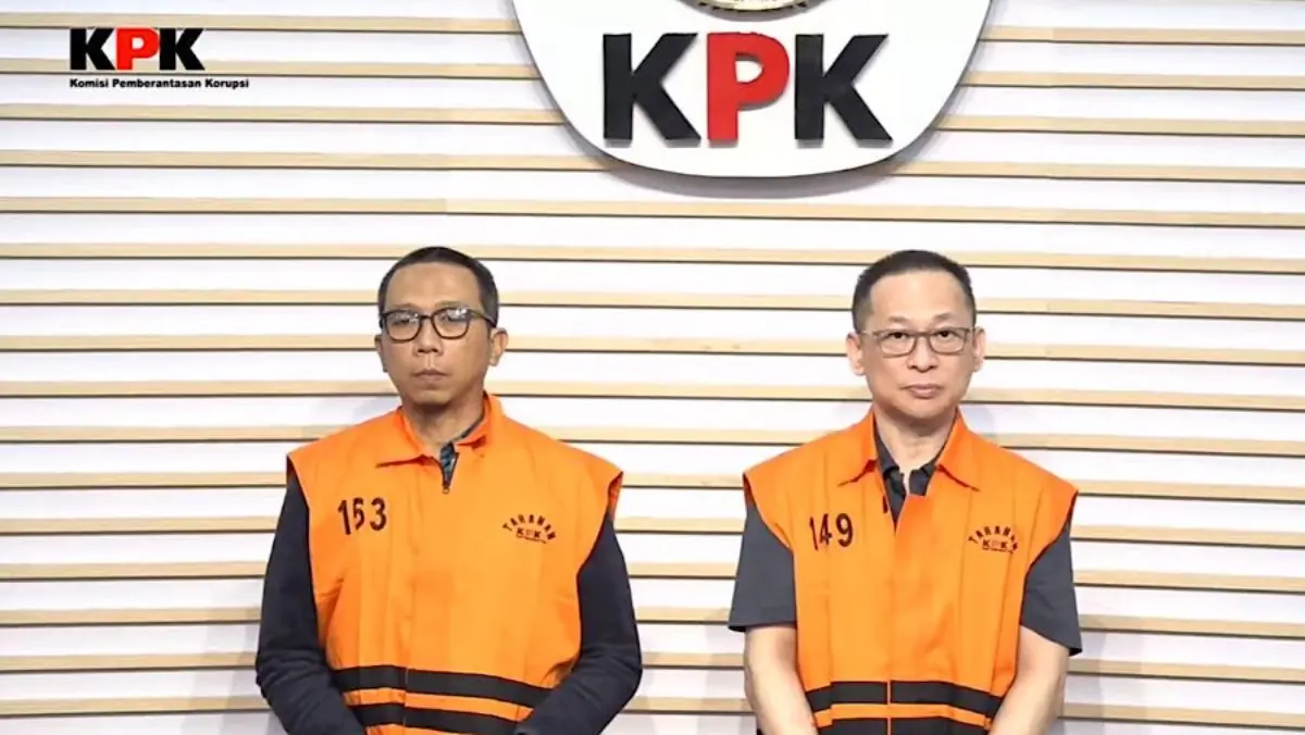 KPK menahan ASN di DJKA Kemenhub 2021-Mei 2024 Muhlis Hanggani Capah serta pengusaha Eddy Kurniawan Winartokas