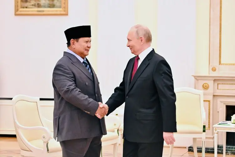 Prabowo bertemu dengan Putin di Moskow (Foto: Biro Pers Sekretariat Presiden)