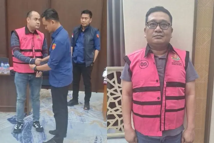 Kejaksaan Agung menahan dua jaksa dalam kasus dugaan pemerasan pada perkara ITE. (Foto: Dok Kejaksaan Agung RI