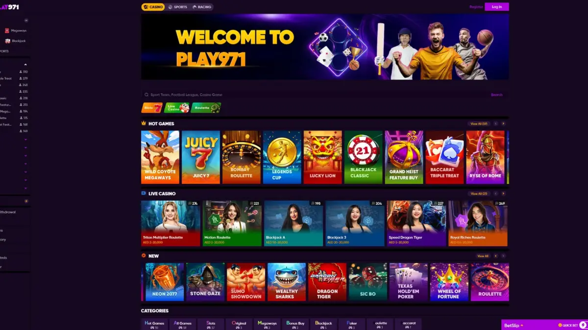 Play 971 telah diluncurkan di UEA, menjadi situs iGaming pertama yang berlisensi dan diatur sepenuhnya di pasa