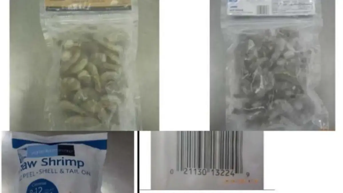 Udang beku asal RI diduga terkontaminasi radioaktif Cesium-137 (Foto: Food and Drug Administration AS)