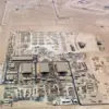 Tampilan atas \"Ops Town\" di pangkalan Udara al Udeid di Provinsi Al Rayyan, Qatar. (U.S. National Archives via