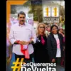 Poster bertuliskan LosQueremosDeVuelta di akun media sosial X@NicolasMaduro. (Sumber: X/@NicolasMaduro)