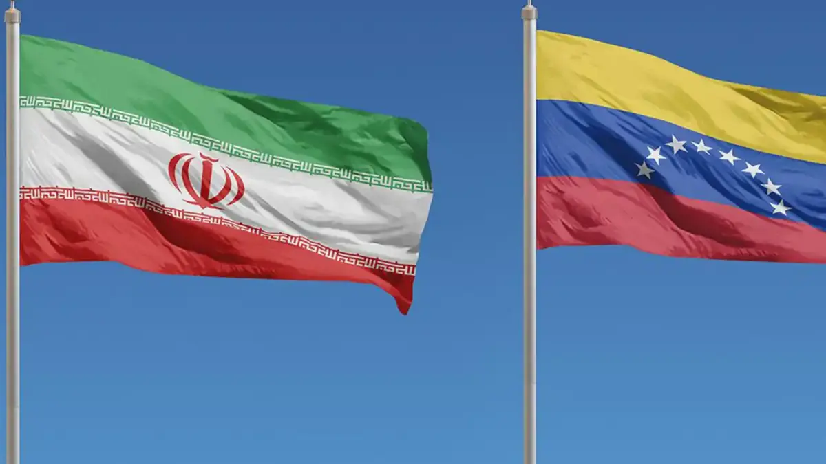 Bendera Iran dan Venezuela