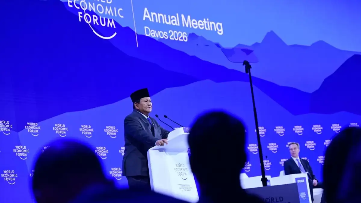 Presiden RI Prabowo Subianto menjadi salah satu pembicara kunci dalam ajang bergengsi World Economic Forum (WE