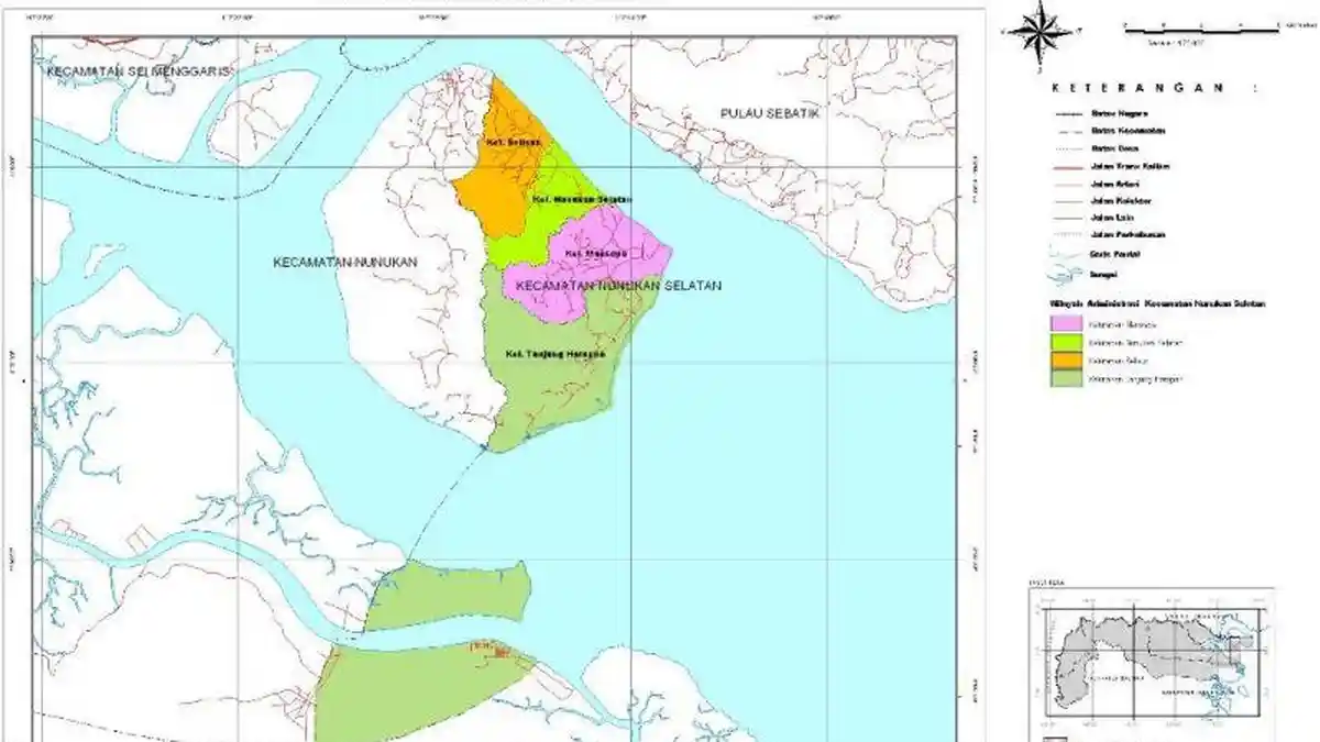 Lahan seluas 4,9 hektare wilayah di Pulau Sebatik masuk ke Malaysia (IST)