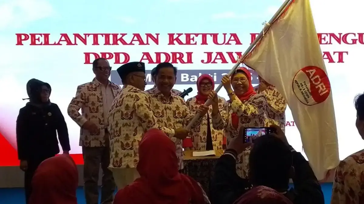 Prosesi pelantikan berlangsung di Gedung B Fakultas Kedokteran Universitas Swadaya Gunung Jati (UGJ), Jalan Pe