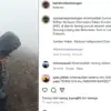 Tangkap layar Instagram Gunung Slamet Via Bambangan