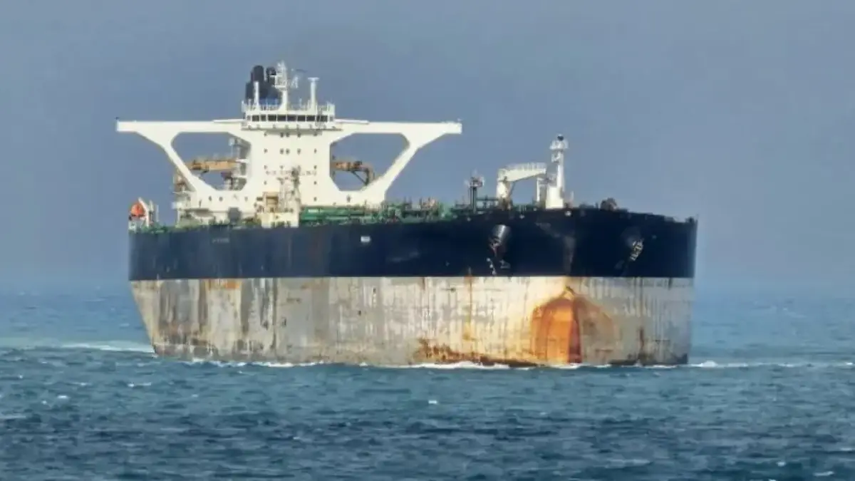 Kapal Bella 1 yang saat ini dilacak oleh Amerika Serikat dan kini berganti nama menjadi Marinera. Foto: Hakon