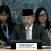 Wakil Tetap RI untuk PBB di Jenewa, Sidharto Reza Suryodipuro ditunjuk sebagai Presiden ke-20. Foto: UN Web TV