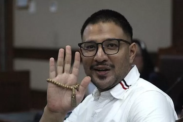 Ammar Zoni saat sidang di Pengadilan Negeri Jakarta Pusat.