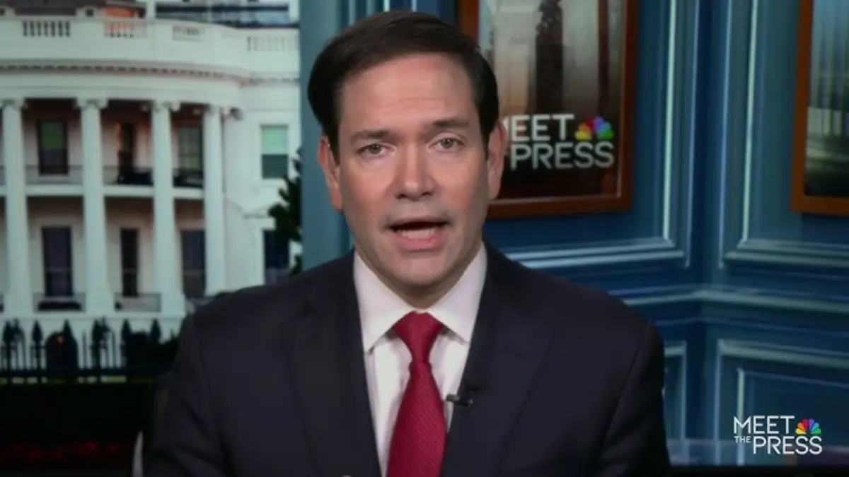 Menteri Luar Negeri Amerika Serikat (AS) Marco Rubio (Tangkapan layar NBC News)