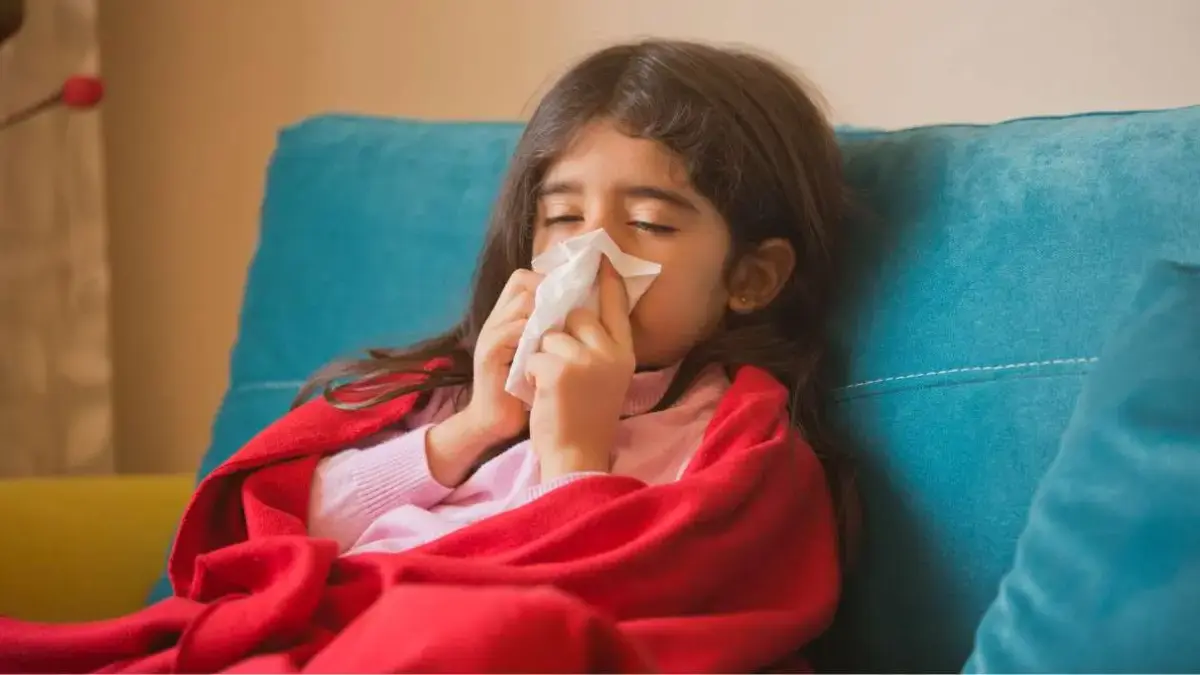 Ilustrasi Anak Flu