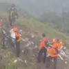 Tim SAR menemukan badan dan ekor pesawat di utara puncak Gunung Bulusaraung, area perbatasan Maros-Pangkep, Su