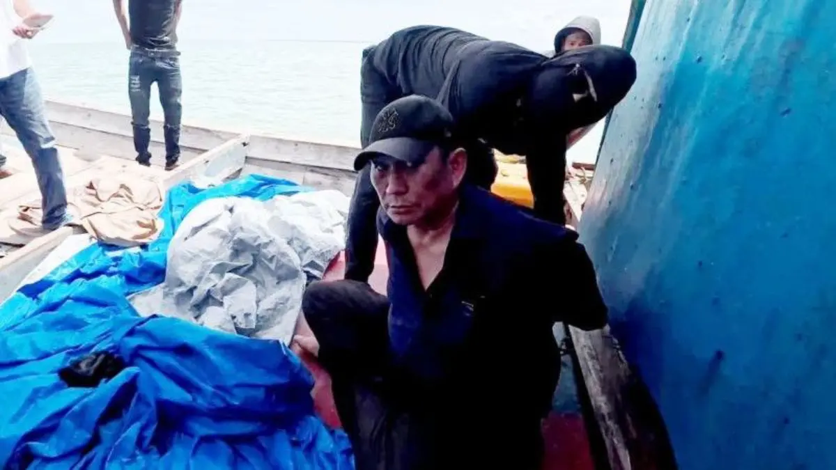 Wajah tersangka bandar narkotika Erwin Iskandar Bin Iskandar alias Ko Erwin yang sempat masuk DPO. (IST)