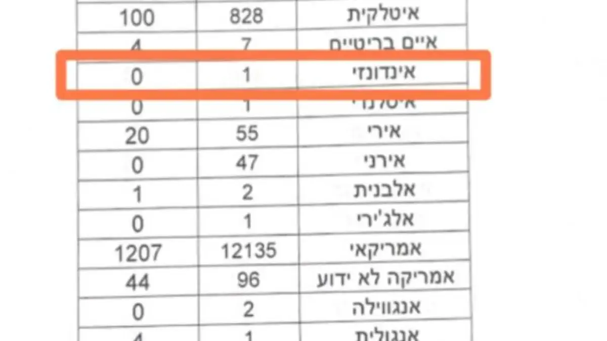 Nama Indonesia dalam dokumen soal pasukan asing yang bertugas di IDF. - (Declassified UK)