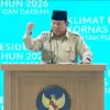 Presiden Prabowo di Rakornas 2026, di SICC, Sentul, Bogor, 2 Februari 2026.(YouTube Sekretariat Presiden)
