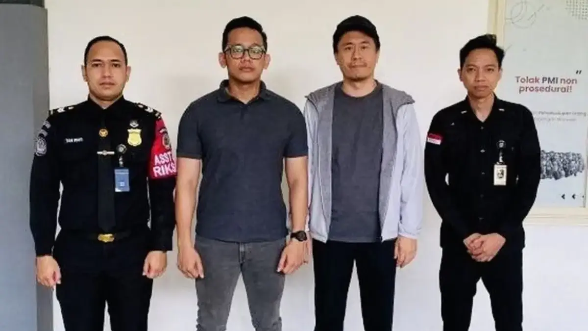 Liu Xiaodong, warga negara asing asal China yang menjadi tersangka kasus pencurian listrik dan baha