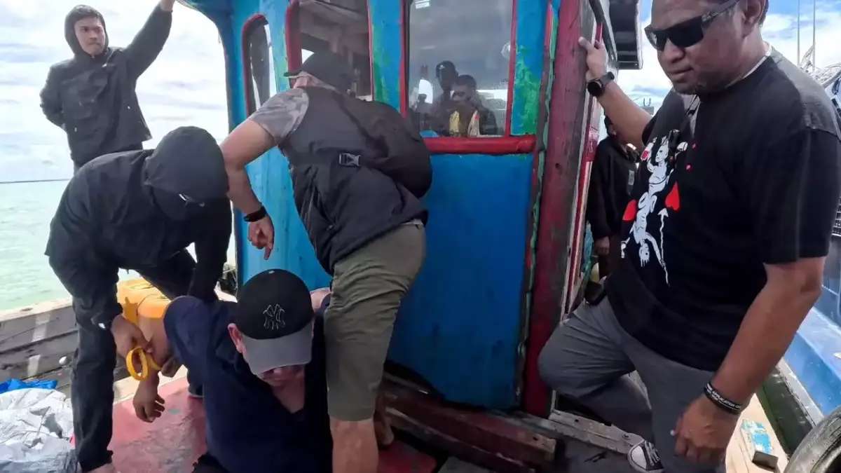 Tersangka bandar narkotika Erwin Iskandar Bin Iskandar alias Ko Erwin yang sempat masuk DPO. (IST)