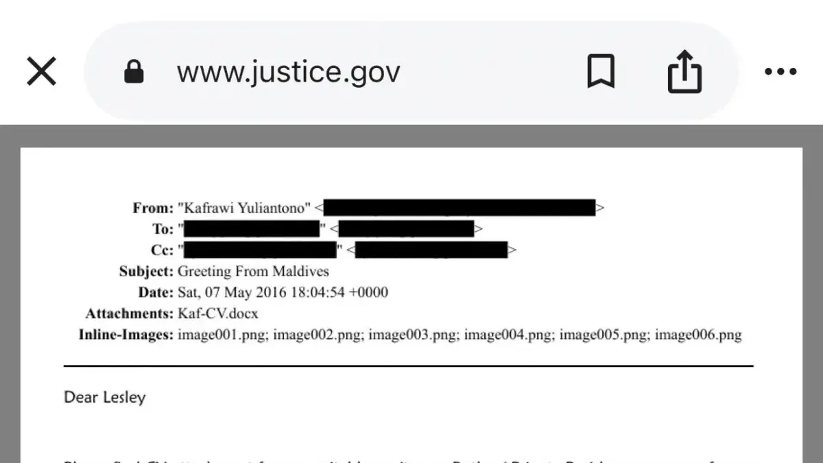 Selain Sri Mulyani, Jokowi, Hary Tanoe Ada Nama Kafrawi Yuliantono, Siapa Dia? Epstein Files