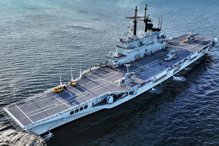 Kementerian Pertahanan Pastikan Kapal Induk Pertama Indonesia Giuseppe Garibaldi Hasil Hibah dari Italia Kapal Induk Giuseppe Garibaldi (Italian Navy)