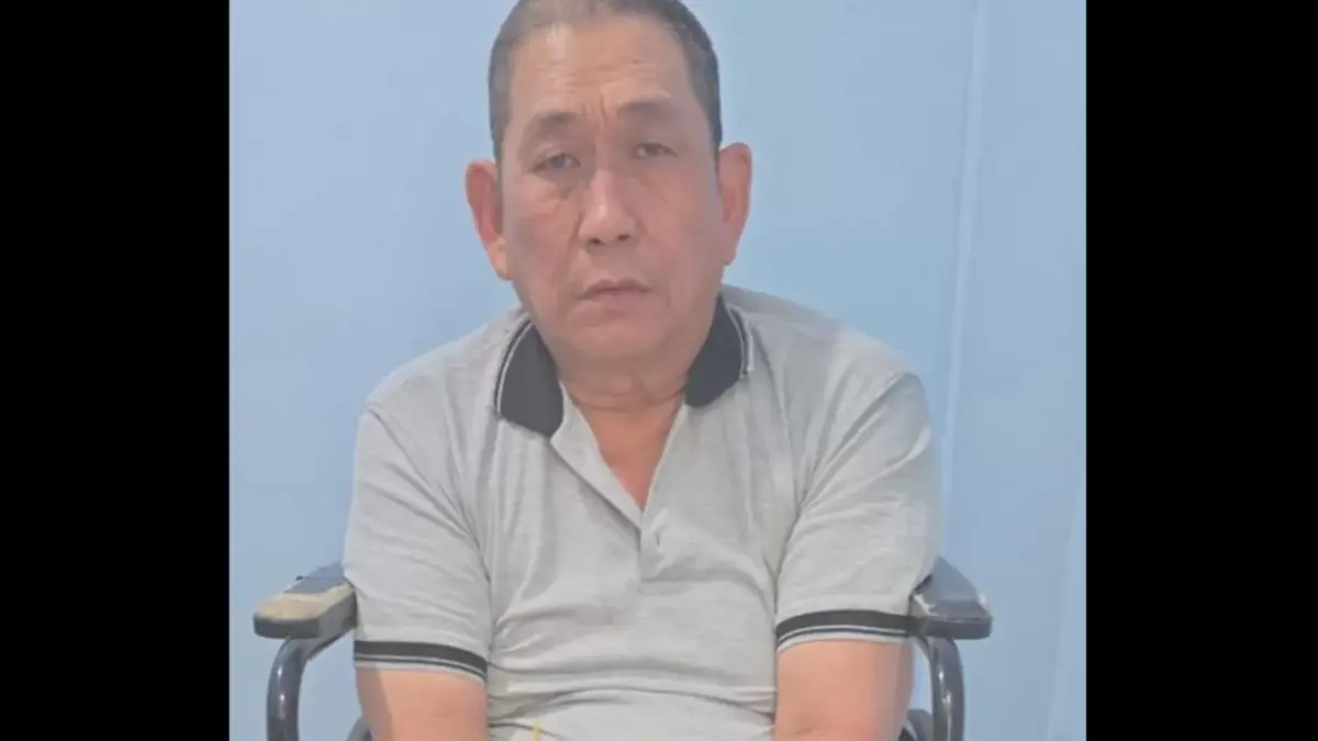 Wajah tersangka bandar narkotika Erwin Iskandar Bin Iskandar alias Ko Erwin yang sempat masuk DPO. (Dok: Bares