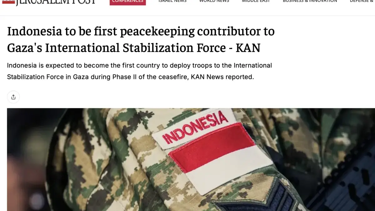 Tangkapan layar The Jerusalem Post