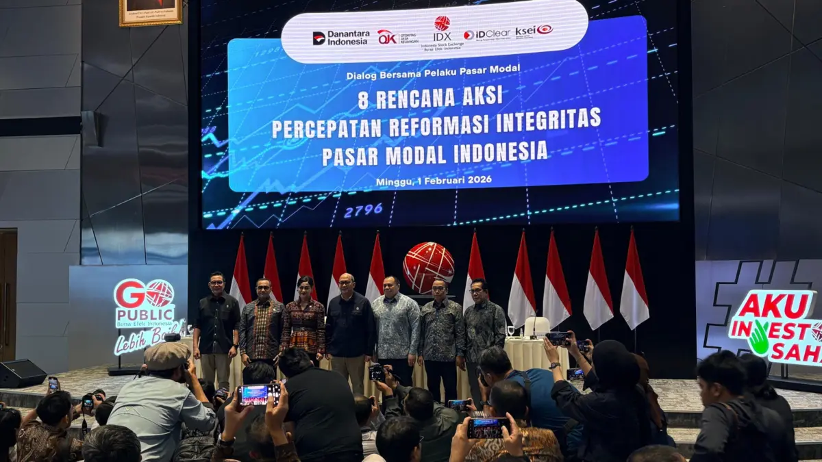 Otoritas Jasa Keuangan (OJK) bersama Self-Regulatory Organization (SRO) mengumumkan delapan rencana aksi perce